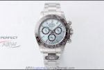 Best replica C factory Rolex Daytona Swiss 4131 movement ice blue dial chronograph watch 